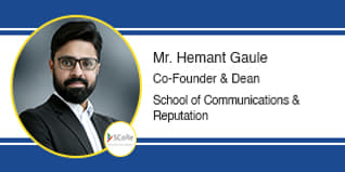 School of Communications & Reputation Co-Founder & Dean: Mr. Hemant Gaule Interview